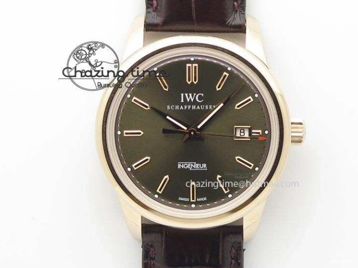 MIROTIME 0420 Portofino Chrono SS Black Dial on Black Leather Strap A Refined 7390